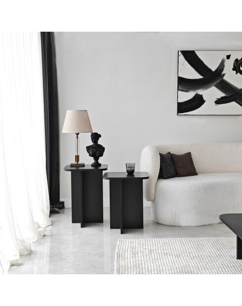 2 Tables d'appoint Blues noires