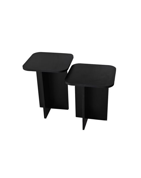 2 Tables d'appoint Blues noires