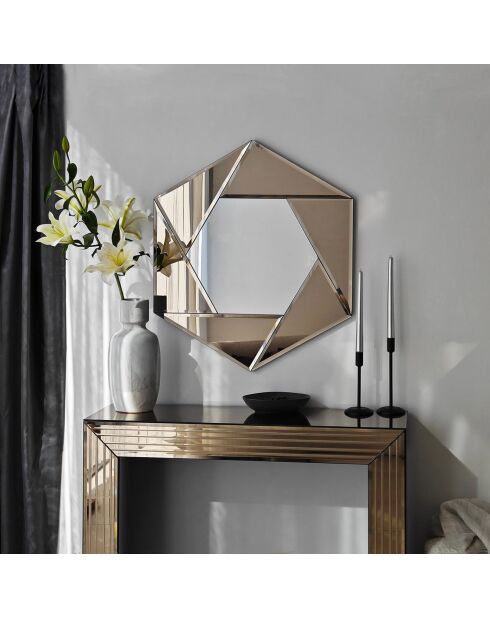 Miroir Status bronze - 60x70 cm