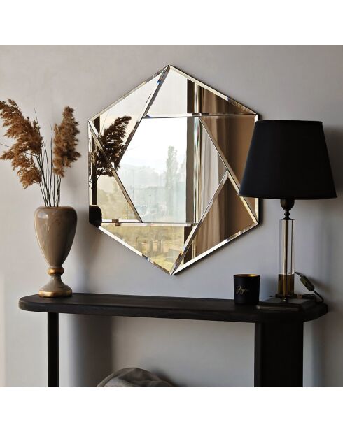 Miroir Status bronze - 60x70 cm
