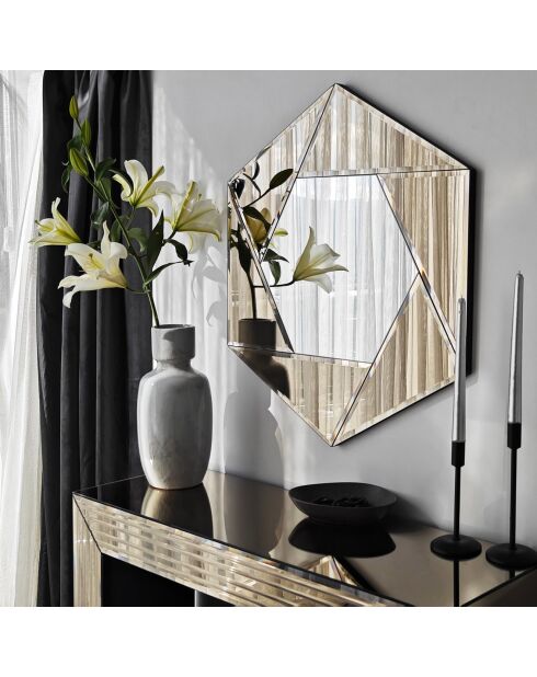 Miroir Status bronze - 60x70 cm