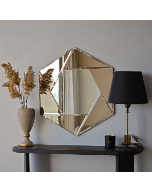 Miroir Status bronze - 60x70 cm