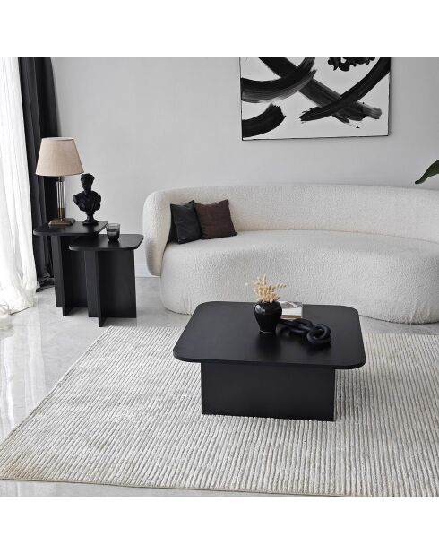 3 Tables basses Blues noires