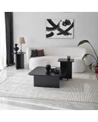 3 Tables basses Blues noires