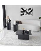 3 Tables basses Blues noires