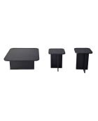 3 Tables basses Blues noires