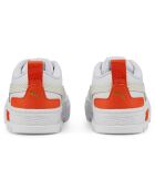 Baskets Mayze Lth AC blanc/orange