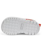 Baskets Mayze Lth AC blanc/orange