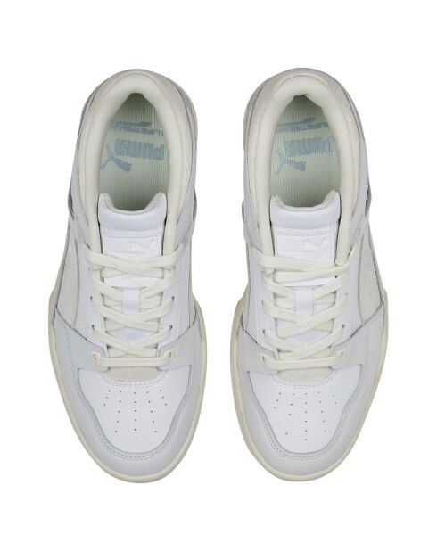 Baskets en Cuir Slipstream Thrifted blanc/beige