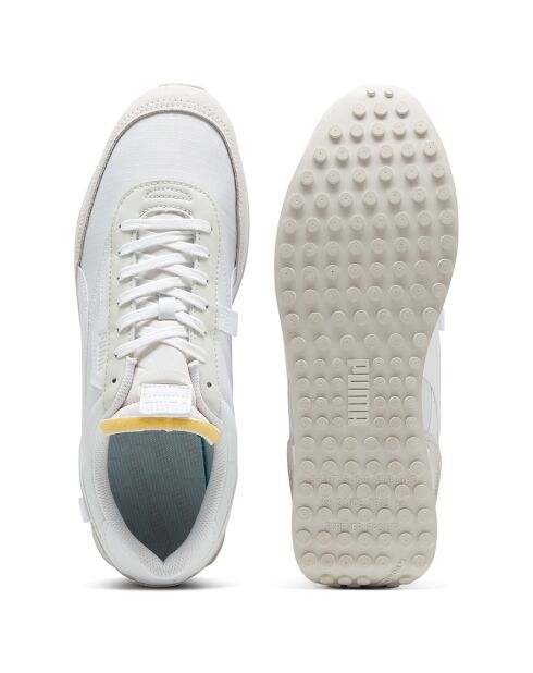 Baskets en Cuir & Velours de Cuir Future Rider Play blanches