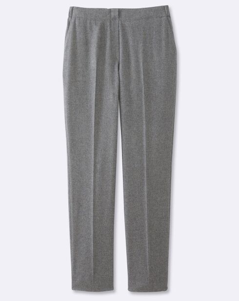 Grijze sigarettenbroek van sigarettenmix van sigarettenwol