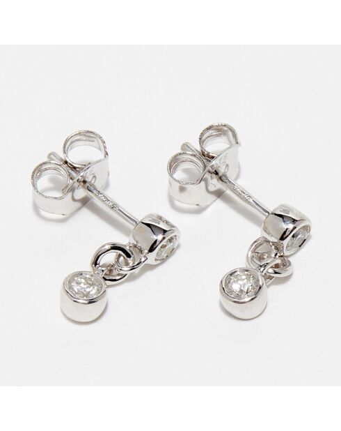 Ninia Diamonds Ohrringe 0,18 Karat Weißgold