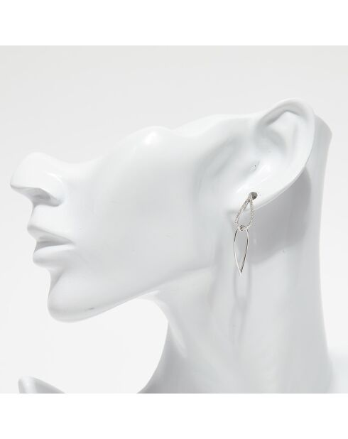 Javiana 0.20 ct witgouden diamanten oorbellen