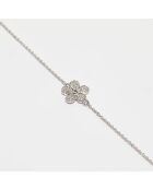 Bracelet Diamants 0.07 ct or blanc
