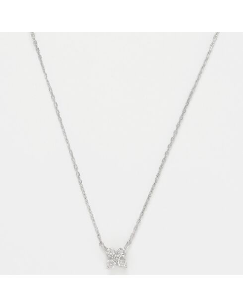 Collier Sérénité Diamants 0.15 ct or blanc