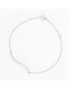 Pulsera Amya Diamond en oro blanco de 0,10 quilates