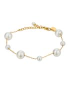 Bracelet Noelle en Acier doré & Perle