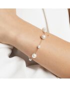 Bracelet Noelle en Acier doré & Perle