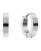 Boucles d'oreilles Margot en Acier argenté