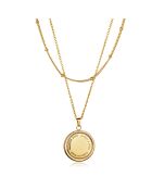 Collier Isabella en Acier doré