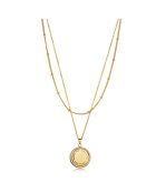 Collier Isabella en Acier doré