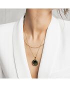 Collier Isabella en Acier doré