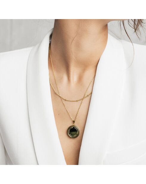 Collier Isabella en Acier doré