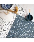 Papier Peint Spring bleu doré/blanc - 53x1000 cm