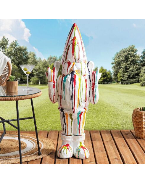 Sculpture Nano Rock multicolore - 43x100x27 cm