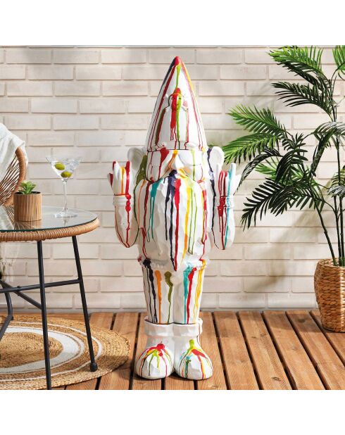 Sculpture Nano Rock multicolore - 43x100x27 cm
