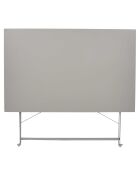 Table de repas pliante Palerme taupe - 110x71x70 cm