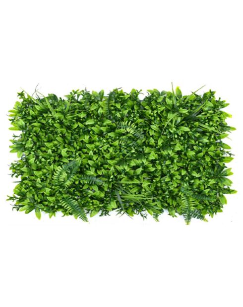Mur végétal artificiel vert - 60x40 cm