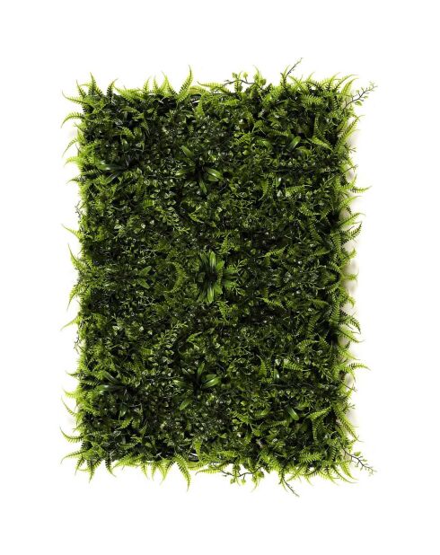 Parete di piante artificiali verdi - 60x40 cm