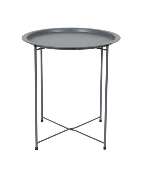 Table Sienna grise - D.47xH.50 cm
