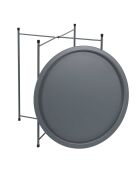 Table Sienna grise - D.47xH.50 cm