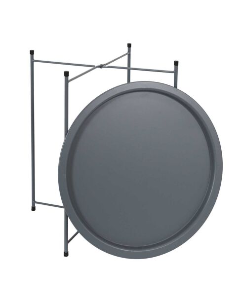 Table Sienna grise - D.47xH.50 cm