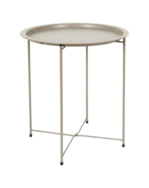 Table Sienna beige - D.47xH.50 cm