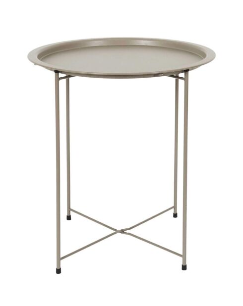 Table Sienna beige - D.47xH.50 cm