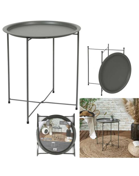 Table Sienna verte - 47x50x47 cm