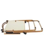 Chaise camping Mariposa beige - 55x77x63 cm