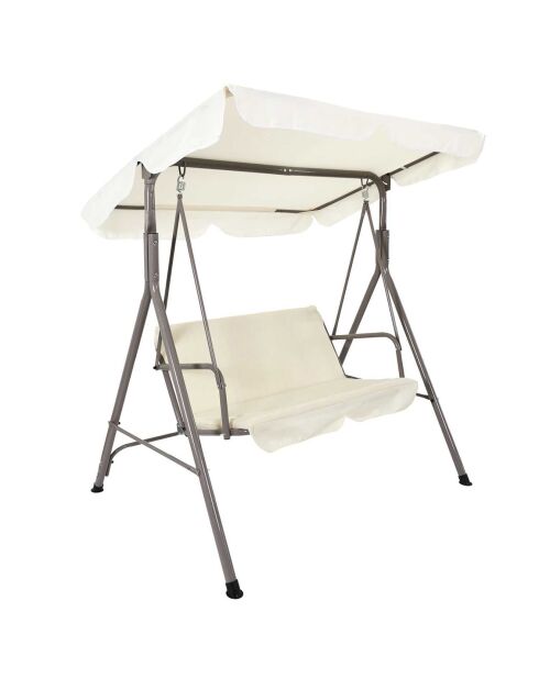 Balancelle Soria beige - 146x160x109 cm