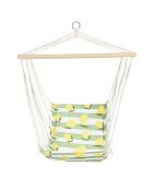 Chaise suspendue Citrons blanc/jaune/vert - 50x50x50 cm