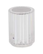 Lampe tactile rechargeable lumière blanche transparent - D.9xH.12 cm