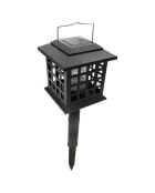 Lampe LED solaire anti moustique 3 en 1 noire - 25.5x10x10 cm