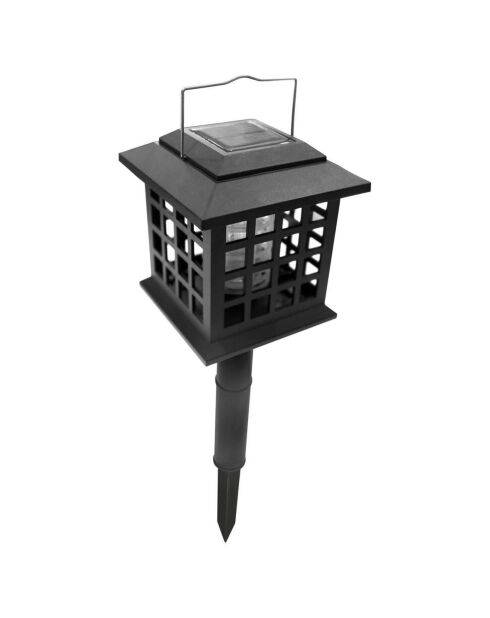 Lampe LED solaire anti moustique 3 en 1 noire - 25.5x10x10 cm