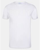 T-Shirt 100% Coton Bio logo central blanc