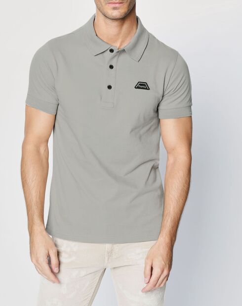 Grijs poloshirt Logo Heart