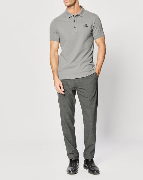 Grijs poloshirt Logo Heart