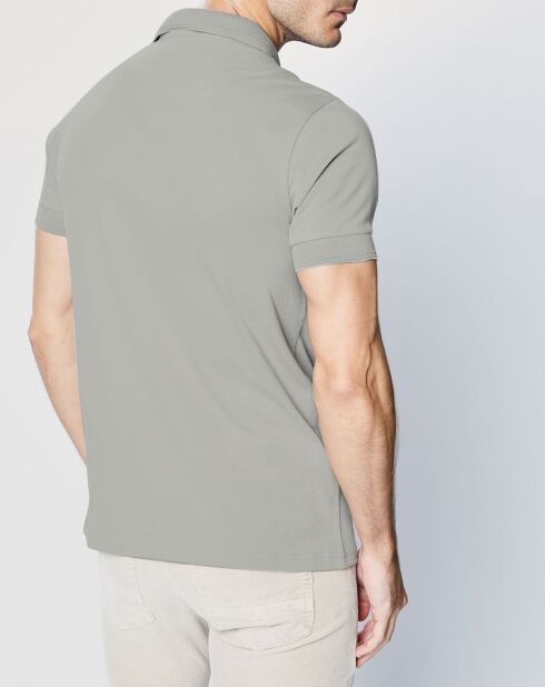 Grijs poloshirt Logo Heart