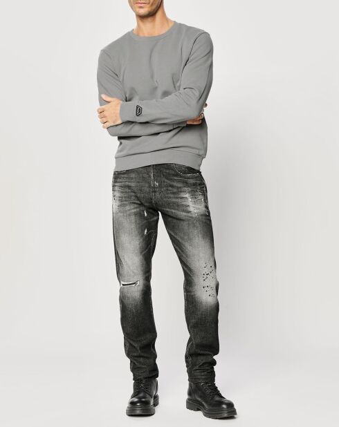 Felpa girocollo grigia